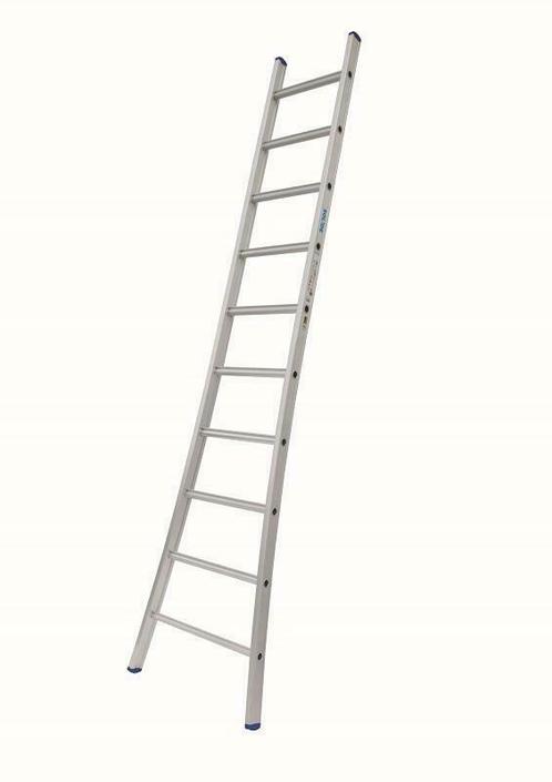 SOLIDE| ENKEL LADDER| 10 SPORTEN, Doe-het-zelf en Verbouw, Ladders en Trappen, Ladder, Nieuw, 4 meter of meer, Ophalen of Verzenden