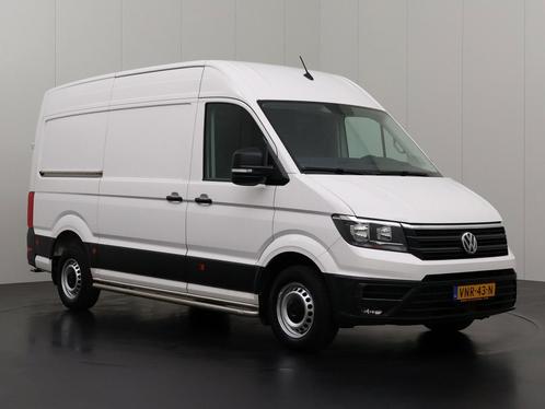 Volkswagen Crafter 2.0TDI 140PK L3H3, Auto's, Bestelauto's, Dealer onderhouden, Lease, Overige kleuren, Handgeschakeld, Wit, Financial lease