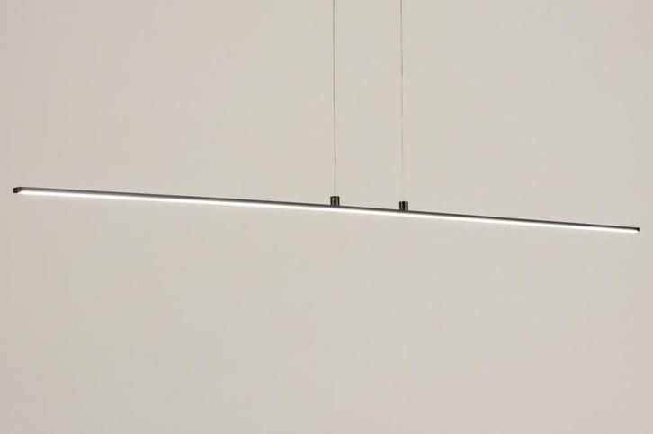 Rietveld Hanglampen - Zwart - Metaal, Aluminium, Huis en Inrichting, Lampen | Hanglampen, Verzenden