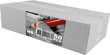 50 Timmermanspotloden HB 25x1cm ToolPack 318.010 beschikbaar voor biedingen