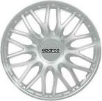 wieldop 13 inch sparco roma zilver winterbanden - WIELDOPP.., Auto diversen, Wieldoppen, Nieuw, Ophalen of Verzenden