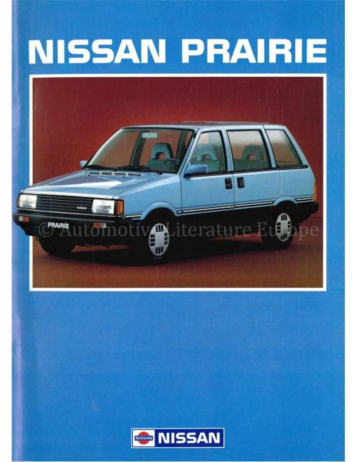 1984 NISSAN PRAIRIE BROCHURE NEDERLANDS, Boeken, Auto's | Folders en Tijdschriften, Nissan