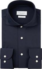 Profuomo Japanese Knitted Overhemd Donkerblauw maat 44 Heren, Verzenden, Nieuw, Blauw, Profuomo