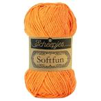 Scheepjes Softfun - 2427 oranje - Katoen/Acryl Garen, Hobby en Vrije tijd, Breien en Haken, Ophalen of Verzenden, Nieuw