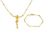 Ketting met hanger - 18 karaat Geel goud, Salvador Dali.