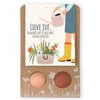 Blossombs Bloem Bommetjes hanger - 2 Stuks - Lieve Juf NIEUW, Ophalen of Verzenden