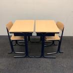 complete school set van 25 stuks tafels + stoelen (stip, Huis en Inrichting, Stoelen, Ophalen of Verzenden, Gebruikt, Hout, Vijf, Zes of meer stoelen
