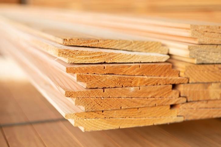 HOUT DEAL! Douglas Zweeds rabat plank €2,60 per m1, Doe-het-zelf en Verbouw, Hout en Planken, Overige houtsoorten, 300 cm of meer