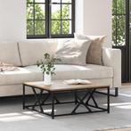 vidaXL Salontafel Artisan Eiken 70 x 70 x 30 cm Bewerkt hout, Verzenden, Nieuw, 50 tot 100 cm, Minder dan 50 cm