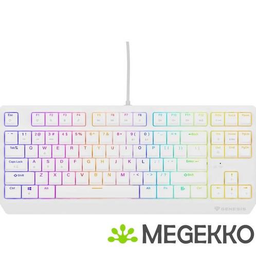 GENESIS NKG-2080 Thor 230 TKL RGB Gaming toetsenbord in Wit, Computers en Software, Toetsenborden, Nieuw, Verzenden
