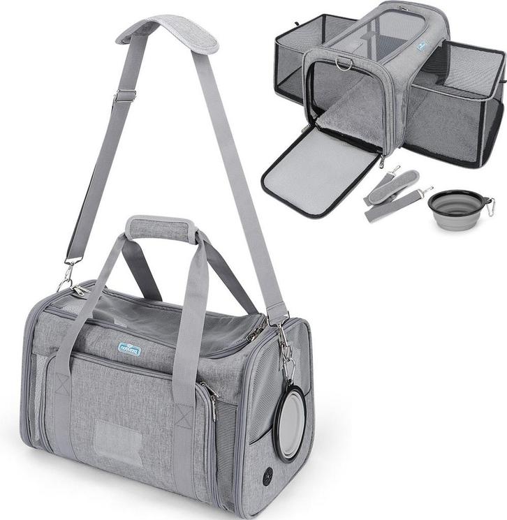 Hondenrugzak – Draagtas Hond – Reismand Kat – 45x28x28 cm –, Dieren en Toebehoren, Hondenhokken, Nieuw, Verzenden