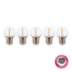 5 stuks Bailey LED Safe Kogellamp E27 1W 80lm 2700K Helde..., Ophalen of Verzenden, Nieuw