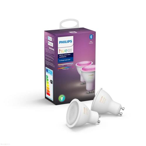 Philips HUE White en Color, 2x GU10 spot, Doe-het-zelf en Verbouw, Elektra en Kabels
