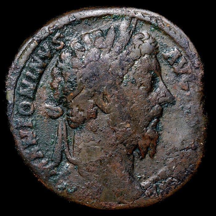 Romeinse Rijk. Marcus Aurelius (AD 161-180). Sestertius Roma, Postzegels en Munten, Munten | Europa | Niet-Euromunten