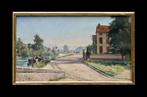 Paul Louchet (1854-1936) - La seine avant Fontainebleau.