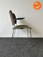 Vergaderstoel - Casala - Groen gêmeleerd gestoffeerd, Vergader- of Presentatieruimte, Ophalen of Verzenden, Gebruikt, Stoel