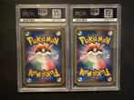 Pokémon - 2 Graded card - Ho-Oh, Lugia #083; #058 Promo, Hobby en Vrije tijd, Nieuw