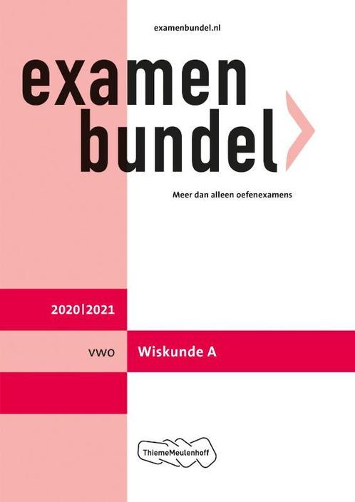 Examenbundel vwo Wiskunde A 20202021 9789006781496, Boeken, Studieboeken en Cursussen, Zo goed als nieuw, Verzenden