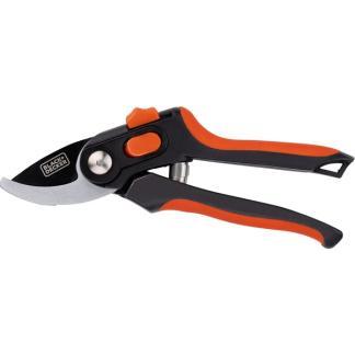 Snoeischaar | BLACK+DECKER (Veermechanisme, Bypass, Staal), Tuin en Terras, Snoeischaren, Nieuw, Verzenden