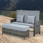 Tuinbank - Tuinplezier - Comfortabel - Grijs, Tuin en Terras, Tuinsets en Loungesets, Ophalen of Verzenden, Nieuw