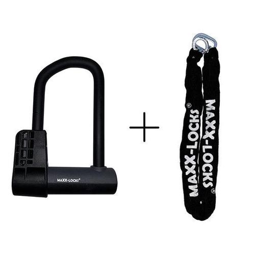 Beugelslot + Ketting ART 2 Maxx-Locks Huntly 20cm, Fietsen en Brommers, Fietsaccessoires | Fietssloten, Verzenden