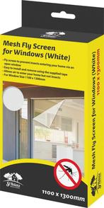 Aidapt horrengaas voor ramen wit  - 110x130 cm, Diversen, Nieuw, Verzenden