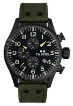 TW Steel VS112 Volante  chronograaf horloge 48 mm, Overige merken, Staal, Verzenden, Polshorloge