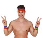 Zweetbandjes Meerkleurig Set 3 delig, Verzenden, Nieuw