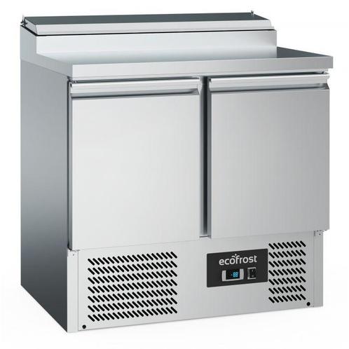 Ecofrost Saladette 240L | 2 Deuren | Statisch Koeling | +2°C, Witgoed en Apparatuur, Koelkasten en IJskasten, Ophalen of Verzenden