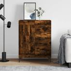 vidaXL Dressoir 69,5x34x90 cm bewerkt hout gerookt, Huis en Inrichting, Kasten | Dressoirs, Verzenden, Nieuw, 50 tot 100 cm, 25 tot 50 cm