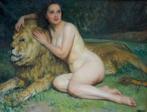 Lluis Marti Gras (1887-1961) - Lion’s love