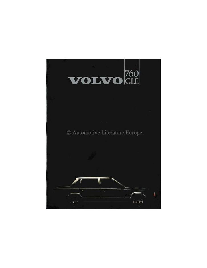 1983 VOLVO 760 GLE BROCHURE NEDERLANDS, Boeken, Auto's | Folders en Tijdschriften, Volvo