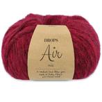 DROPS Air Mix - 07 robijnrood - Wol Garen, Hobby en Vrije tijd, Breien en Haken, Ophalen of Verzenden, Nieuw