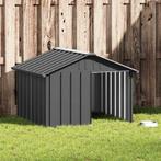 vidaXL Hondenhok 116,5x103x81,5 cm gegalvaniseerd staal, Dieren en Toebehoren, Hondenhokken, Verzenden, Nieuw