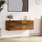 vidaXL Wandkast 100x36,5x35 cm bewerkt hout gerookt, Verzenden, Nieuw