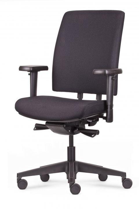 NPR bureaustoel Actus Zwart Zwart, Huis en Inrichting, Bureaus, Ophalen of Verzenden