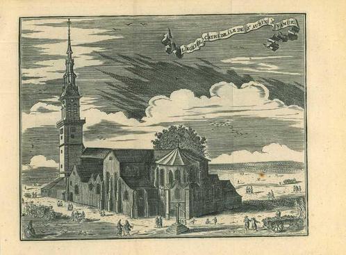 Zicht op Namur, Antiek en Kunst, Kunst | Etsen en Gravures