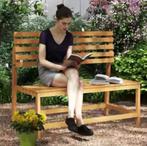 Tuinbank Set, Weerbestendig, Omklapbare Rugleuning, 110cm, Tuin en Terras, Verzenden, Nieuw