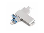 Veiling - Flashdrive 3 in 1-draaibaar-128GB-USB A-Micro USB-, Computers en Software, USB Sticks, Nieuw