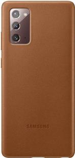 Samsung Leather Hoesje - Samsung Galaxy Note 20 - Bruin, Nieuw, Ophalen of Verzenden