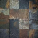 Flagstone multicolor 30x30 getrommeld  tegeloutlet, Doe-het-zelf en Verbouw, Tegels, Ophalen of Verzenden, Nieuw, Keramiek, 10 m² of meer