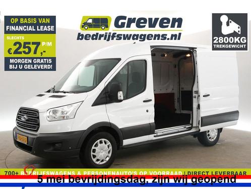 Ford Transit 350 2.0 TDCI L2H2 170PK 2800KG Trekgew. €257pm, Auto's, Bestelauto's, Handgeschakeld, Diesel, Wit, Ford, Verzenden