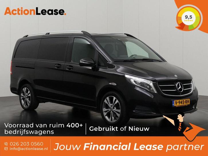 Mercedes-Benz V-Klasse L2 H1 2019 €497 per maand, Auto's, Bestelauto's, Te koop, Zwart, Automaat, Financial lease, BTW verrekenbaar