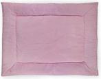 Jollein Waffle Boxkleed - 100x140cm - pink, Verzenden, Nieuw