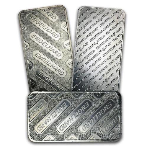 10 troy ounce - Zilver .999 - 10 oz Engelhard 999 Fine, Postzegels en Munten, Edelmetalen en Baren