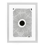 Wissellijst Hout Wit Breed - Helder Glas - Maatwerk Calcula, Nieuw