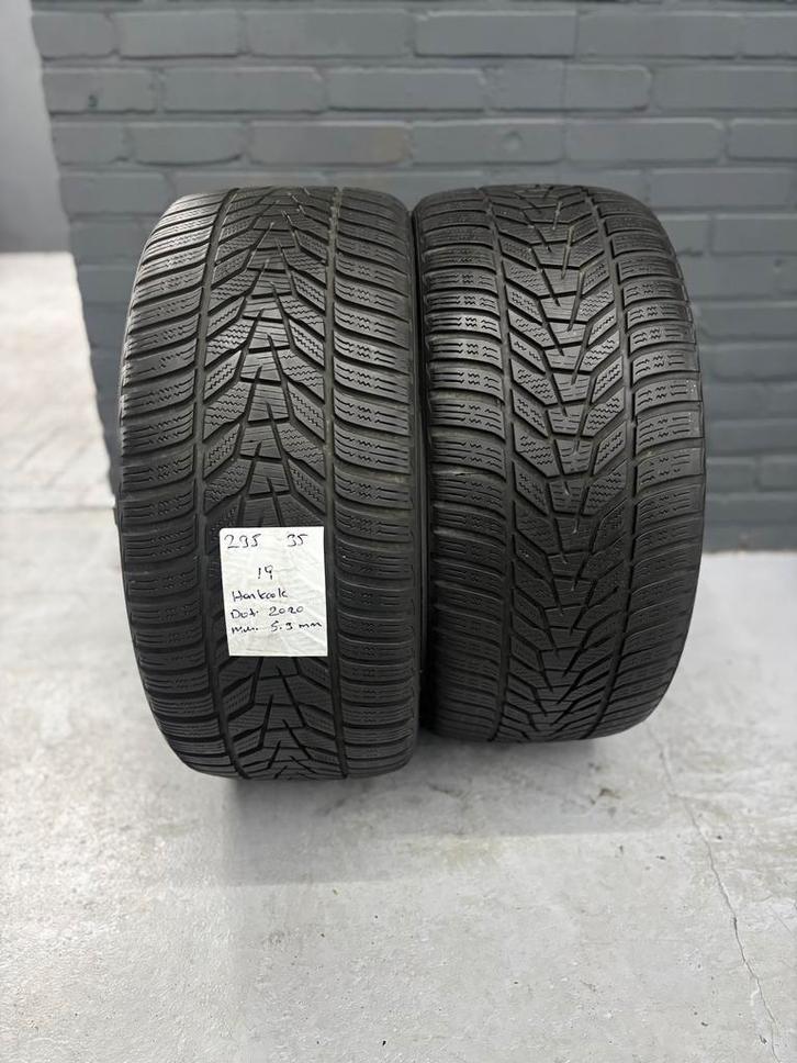 235/35/19 HANKOOK WINTERICEPT EVO3 5,3MM 2 STUKS 180,- (2020, Auto-onderdelen, Banden en Velgen, 19 inch, Winterbanden, 235 mm