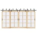 vidaXL Doos met onderdelen voor schuifdeur 427 cm staal, Doe-het-zelf en Verbouw, IJzerwaren en Bevestigingsmiddelen, Verzenden