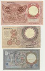 Nederland set oude guldenbiljetten (3 stuks), Ophalen of Verzenden, 100 gulden, Los biljet