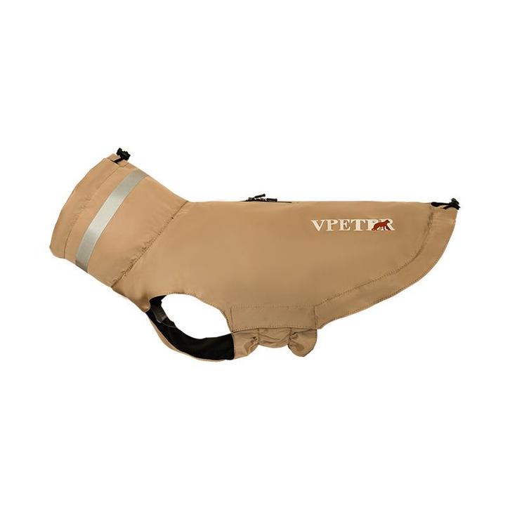 Honden regenjas Beige (Hondenkleding), Dieren en Toebehoren, Hondenkleding, Hondenregenjas, Nieuw, Ophalen of Verzenden